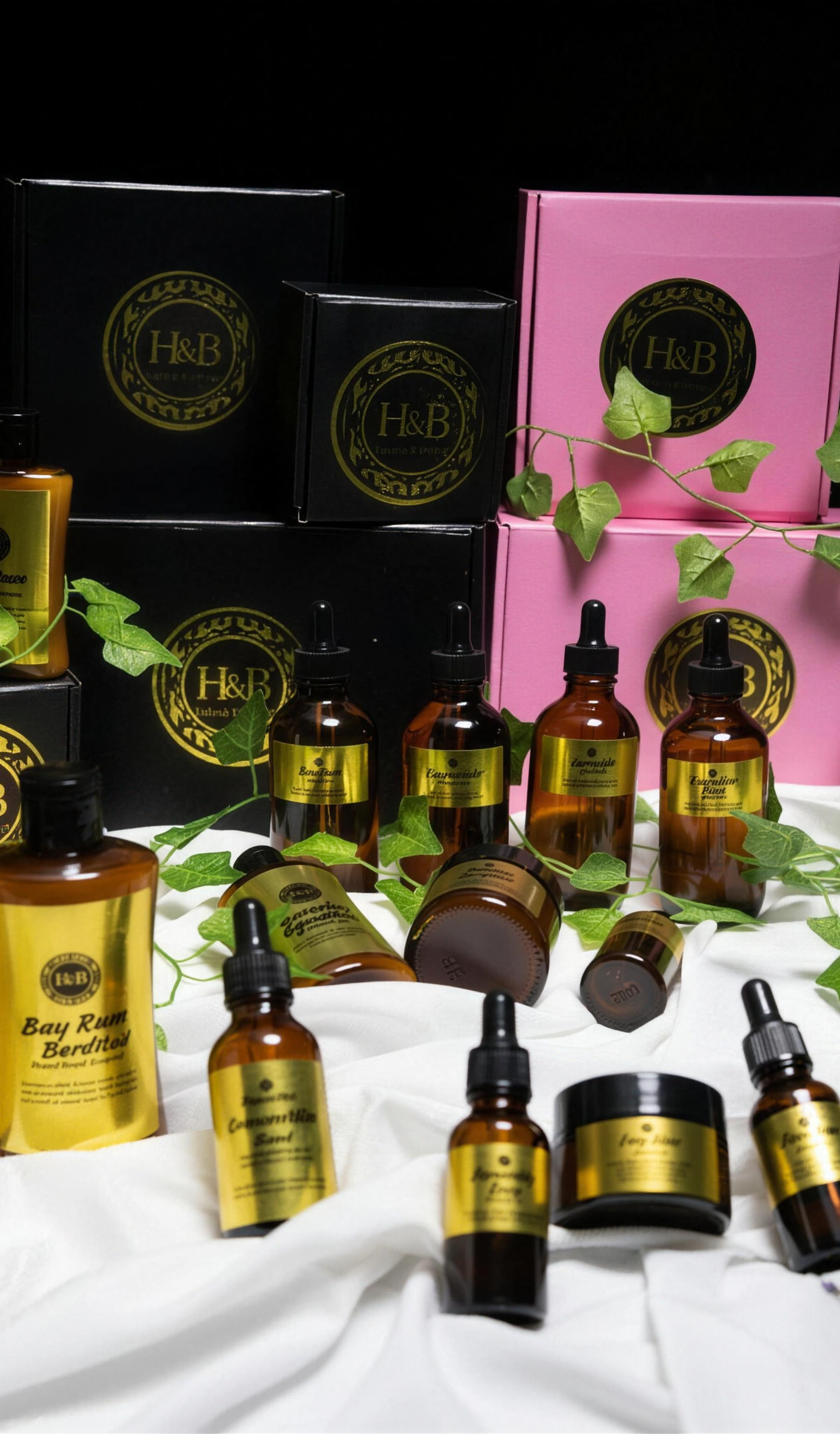 The full Hubs & Babydoll collection — oils, butters, washes, and gift boxes